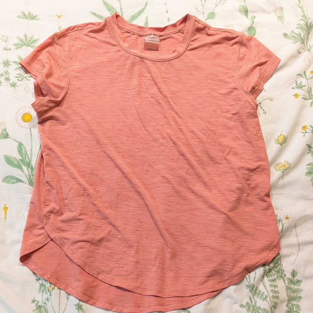 Calla Athletic Coral Workout/Running Tech Shirt S/Small